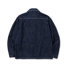 画像2: CALEE  VINTAGE REPRODUCT DENIM SWINGTOP ＜OW＞ (INDIGO BLUE) (2)