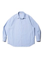 画像1: COOTIE   Stripe Broad L/S Shirt (THOMAS MASON) (Sax) (1)