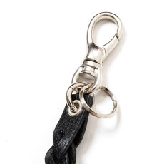 画像2: CALEE  【再入荷】STUDS LEATHER ASSORT KEY RING ＜TYPE II＞ C (Black) (2)