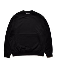 画像1: MINEDENIM  Basic Crewneck Sweat SH (BLK) (1)