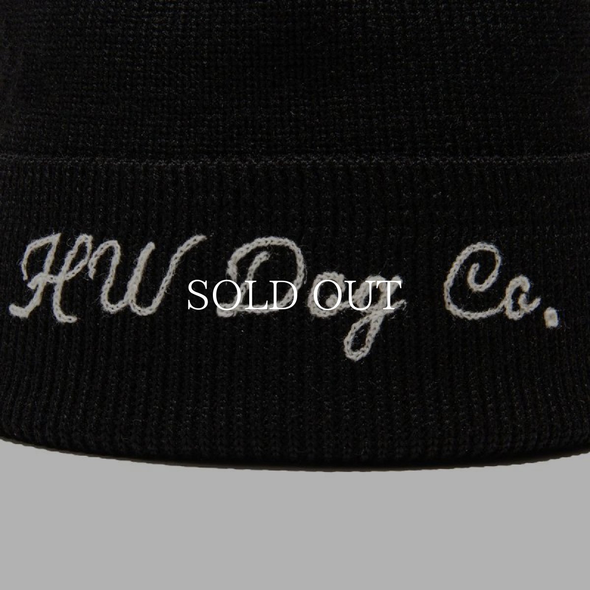 画像5: THE H.W.DOG&CO.  CHAIN 40S BEANIE (BLACK) (5)