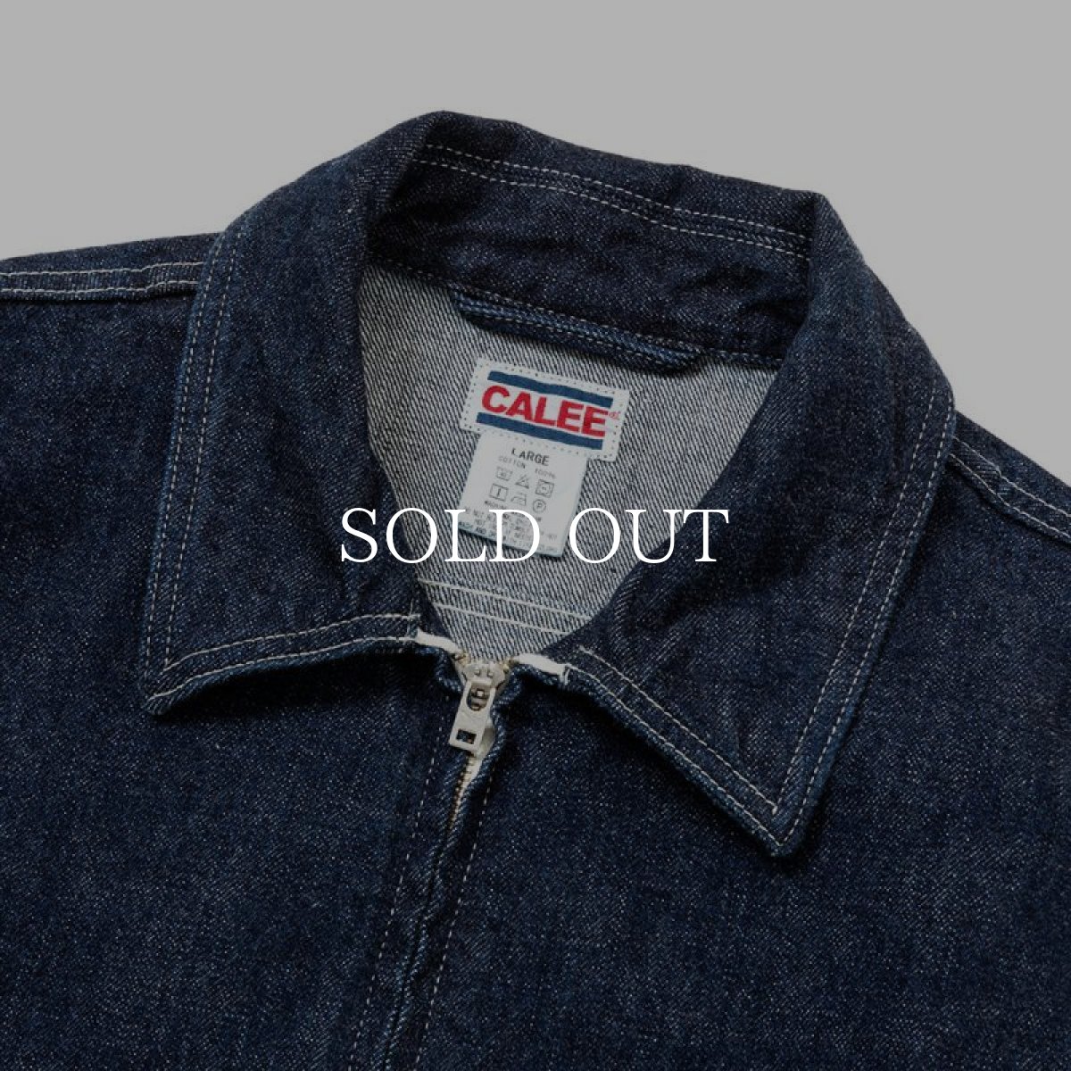 画像3: CALEE  VINTAGE REPRODUCT DENIM SWINGTOP <OW> (INDIGO BLUE) (3)