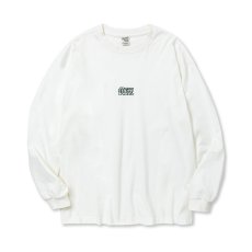 画像1: CALEE  CAL EMBROIDERY DROP SHOULDER L/S TEE (WHITE) (1)