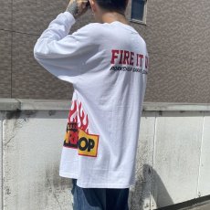 画像6: PORKCHOP GARAGE SUPPLY  FIRE BLOCK MULTI L/S TEE (BLACK) (6)