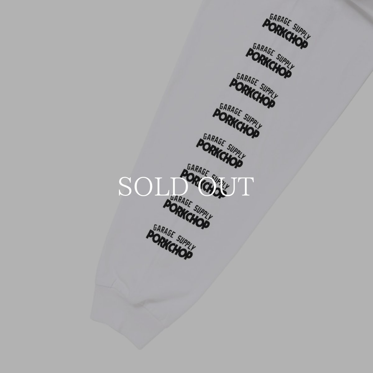 画像5: PORKCHOP GARAGE SUPPLY  FIRE BLOCK MULTI L/S TEE (WHITE) (5)