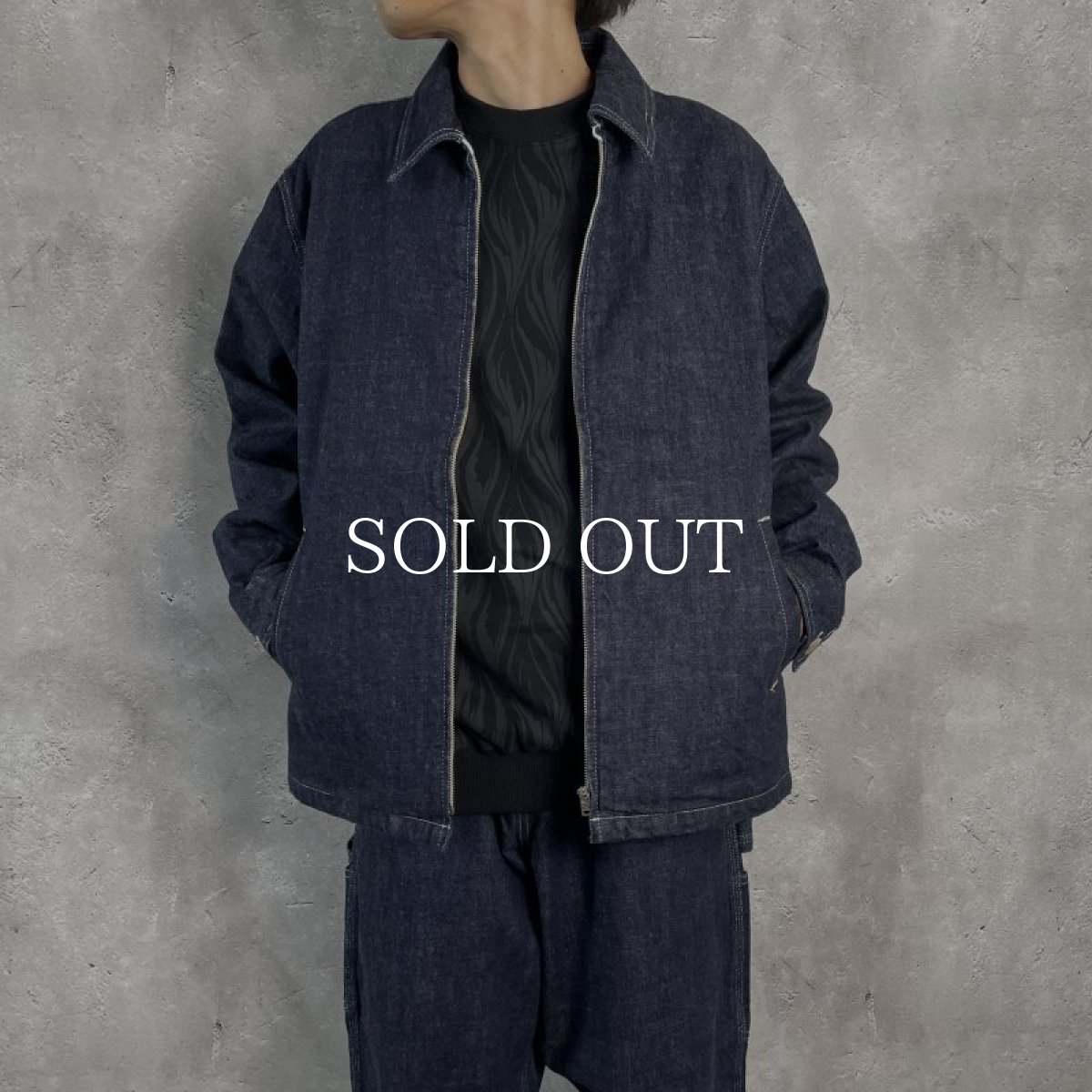 画像8: CALEE  VINTAGE REPRODUCT DENIM SWINGTOP <OW> (INDIGO BLUE) (8)