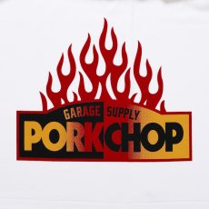 画像3: PORKCHOP GARAGE SUPPLY  FIRE BLOCK MULTI L/S TEE (WHITE) (3)