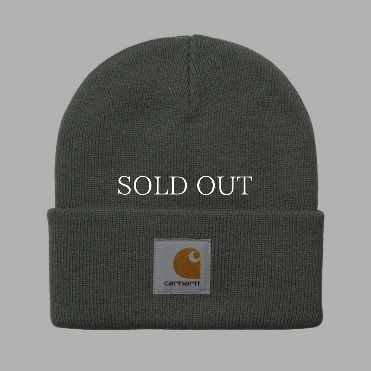 画像1: CARHARTT WIP  SHORT WATCH HAT (Smoke Green) (1)
