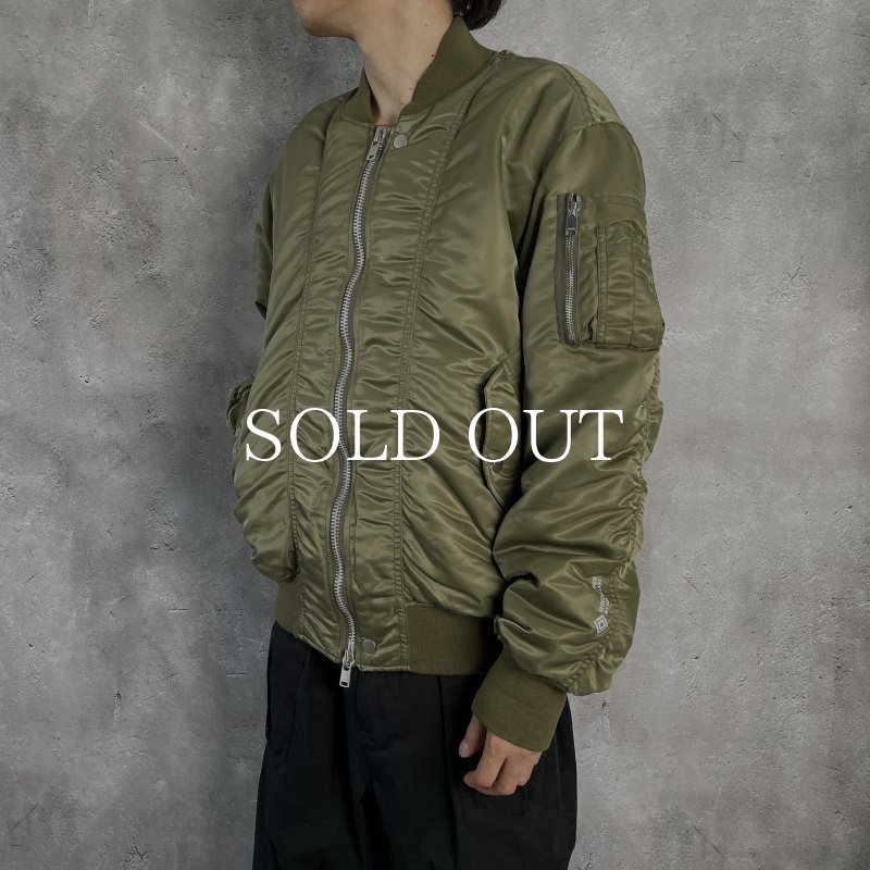nonnative オリーブ ミリタリーブルゾン nonnative TROOPER PUFF BLOUSON NYLON TWILL WITH GORE-TEX