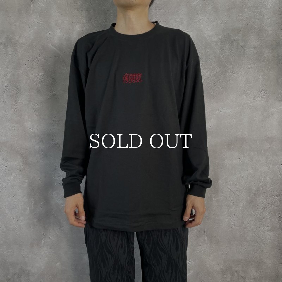 画像3: CALEE  CAL EMBROIDERY DROP SHOULDER L/S TEE (WHITE) (3)