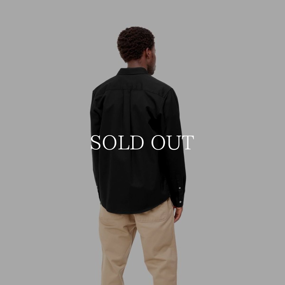 画像4: CARHARTT WIP  L/S MADISON SHIRT (Black / Wax) (4)