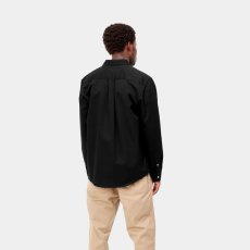 画像4: CARHARTT WIP  L/S MADISON SHIRT (Black / Wax) (4)