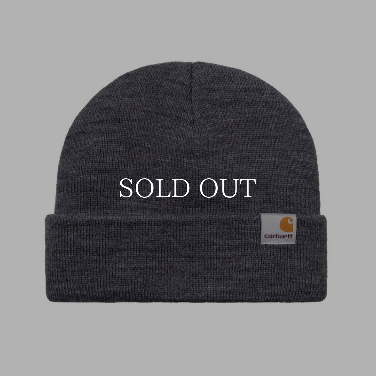 画像1: CARHARTT WIP  STRATUS HAT LOW (Dark Grey Heather) (1)