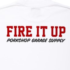 画像4: PORKCHOP GARAGE SUPPLY  FIRE BLOCK MULTI L/S TEE (WHITE) (4)