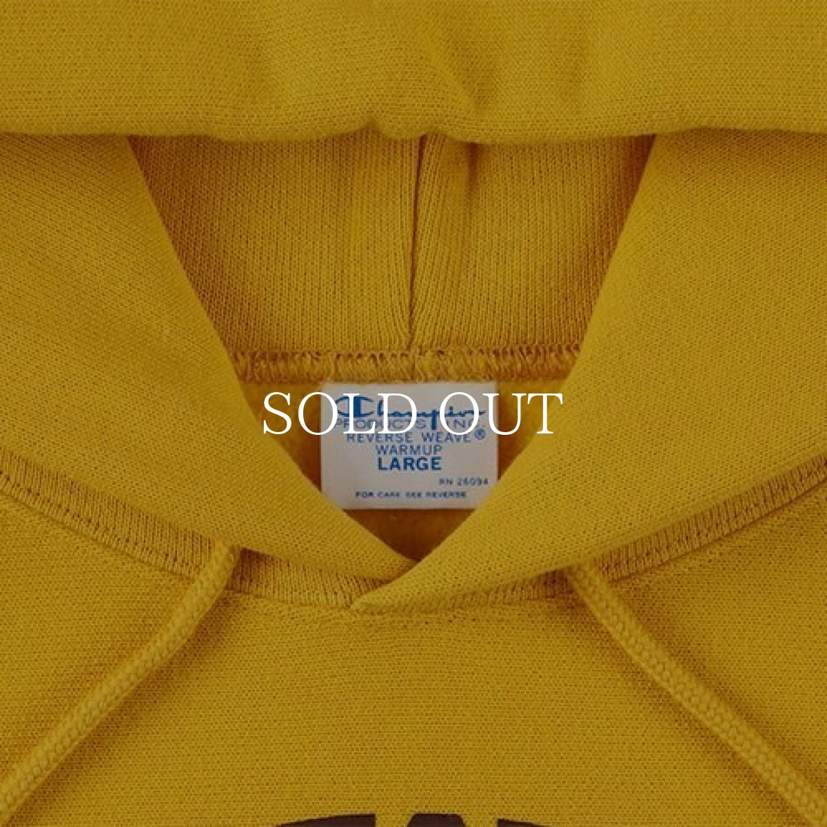 画像3: STANDARD CALIFORNIA  CHAMPION × SD R.W. Hood Sweat (Yellow) (3)