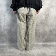 画像4: COOTIE   Check Weather Cloth 2 Tuck Easy Pants (Sax) (4)