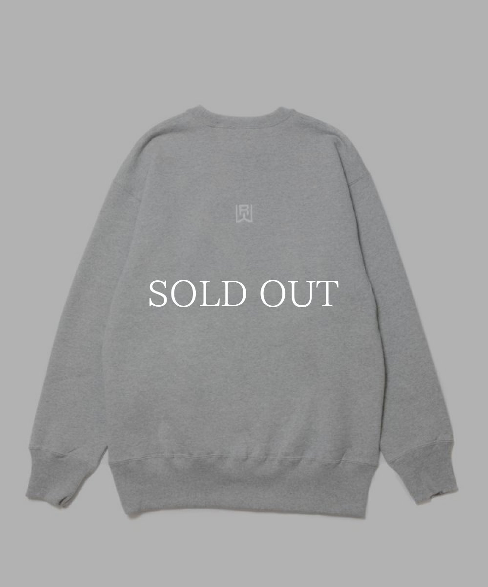 画像2: ROTTWEILER  CURSIVE SWEATER (GRAY) (2)