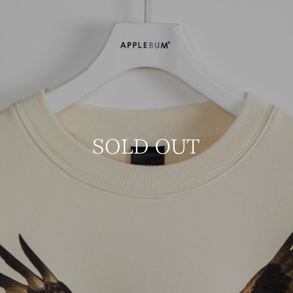 画像6: APPLEBUM  "Bald Eagle" Crew Sweat (Ivory) (6)
