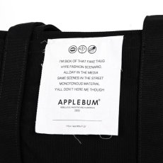 画像11: APPLEBUM  Logo Totebag (M) (Black) (11)