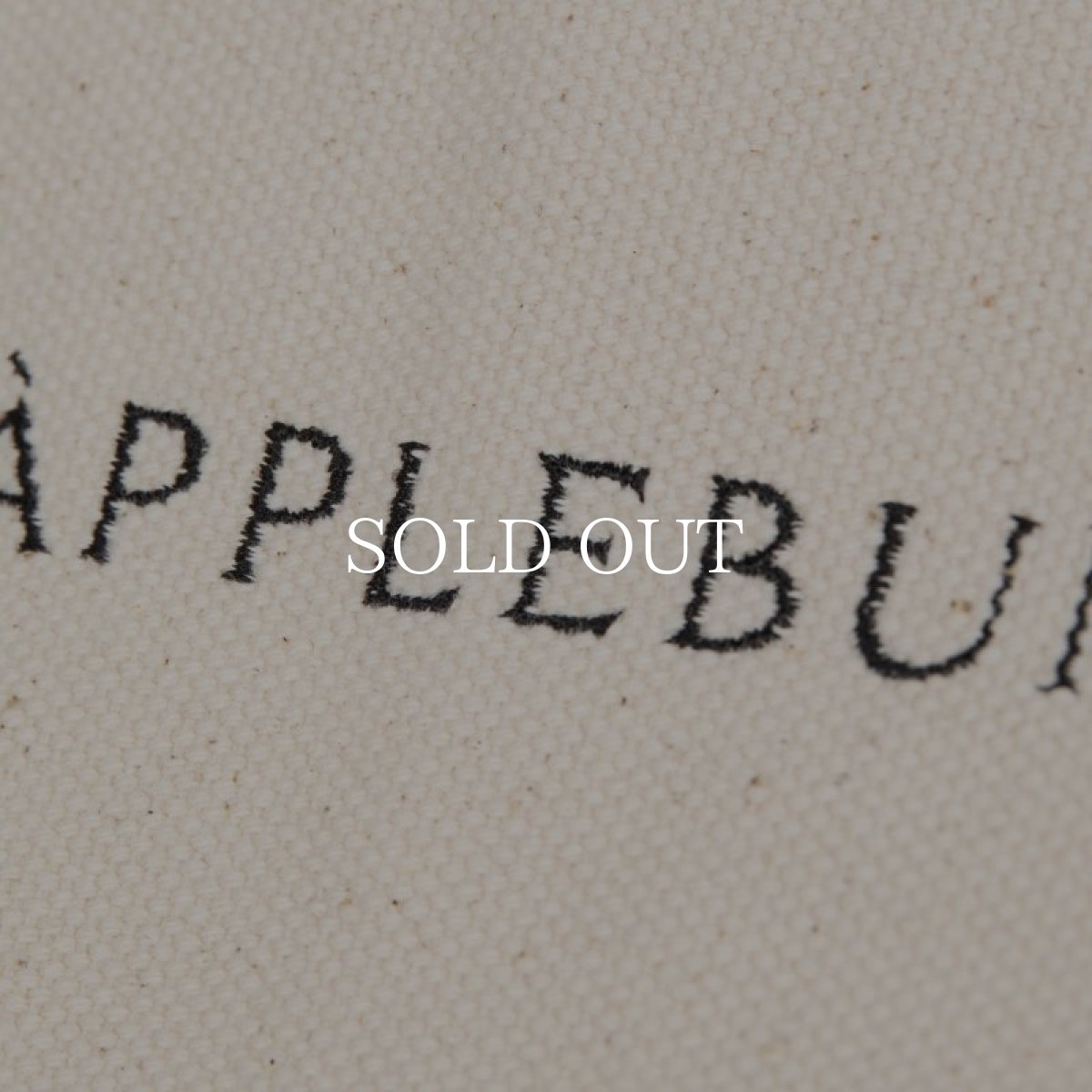 画像9: APPLEBUM  Logo Totebag (L) (Natural/Navy) (9)