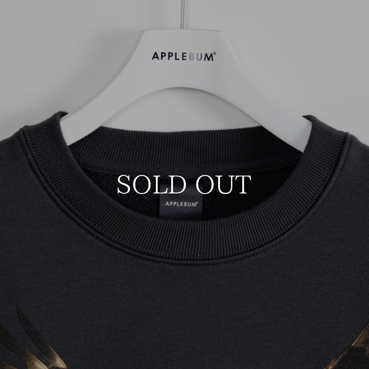 画像6: APPLEBUM  "Bald Eagle" Crew Sweat (Charcoal) (6)