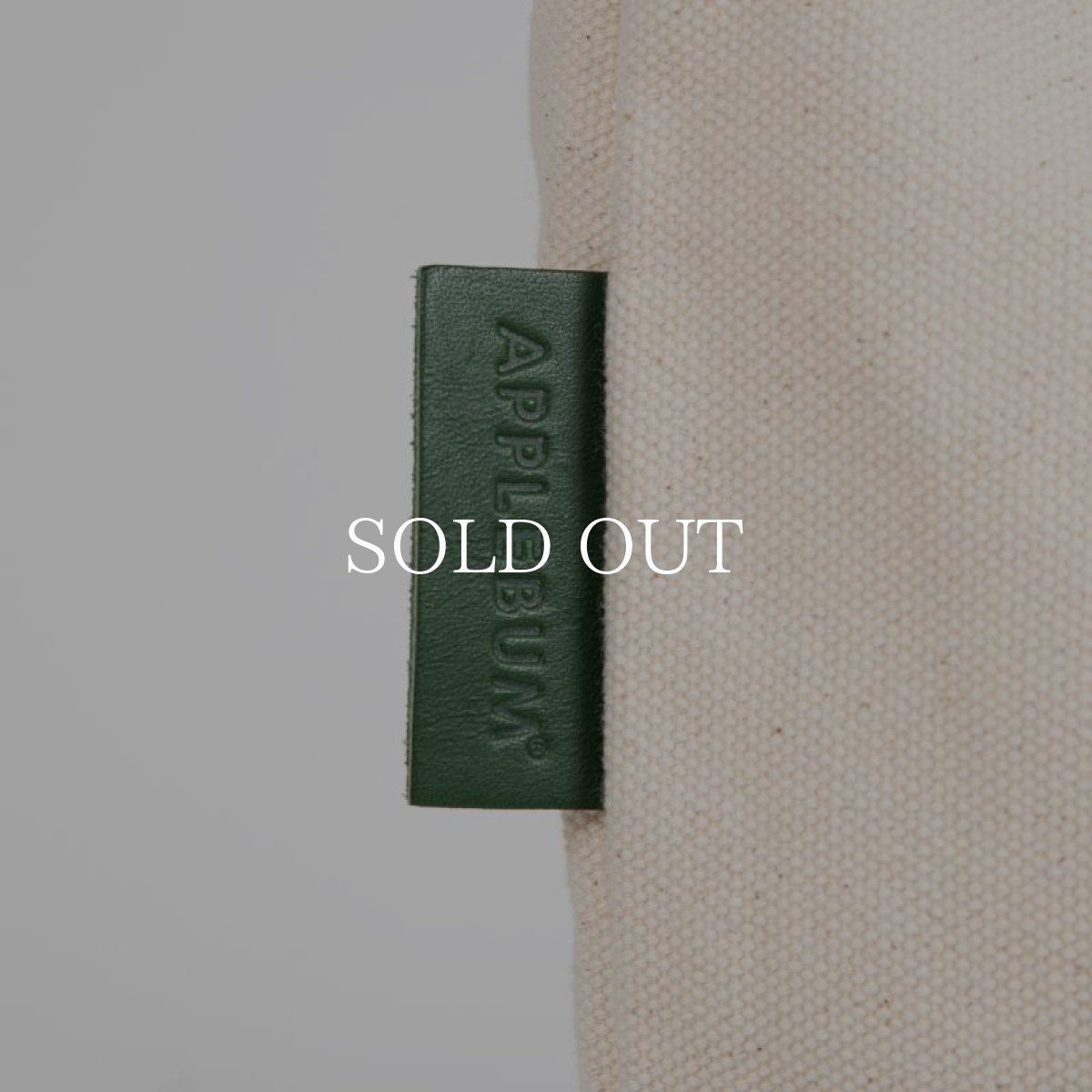 画像10: APPLEBUM  Logo Totebag (L) (Natural/Navy) (10)