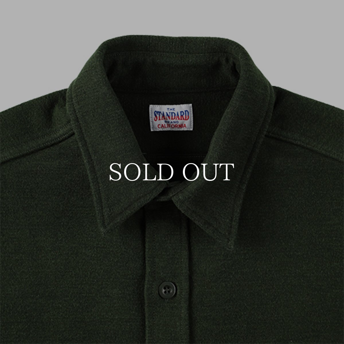 画像5: STANDARD CALIFORNIA  SD Heavy Chamois Cloth Shirt (Green) (5)