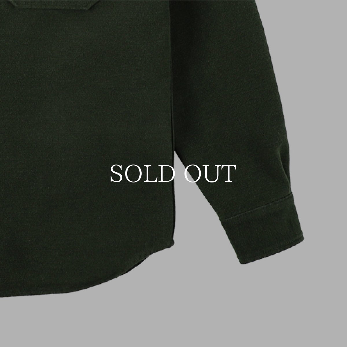 画像4: STANDARD CALIFORNIA  SD Heavy Chamois Cloth Shirt (Green) (4)