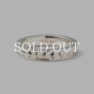 CALEE STUDS SILVER NARROW RING (Silver) CL-23AW009L&A-A 公式通販
