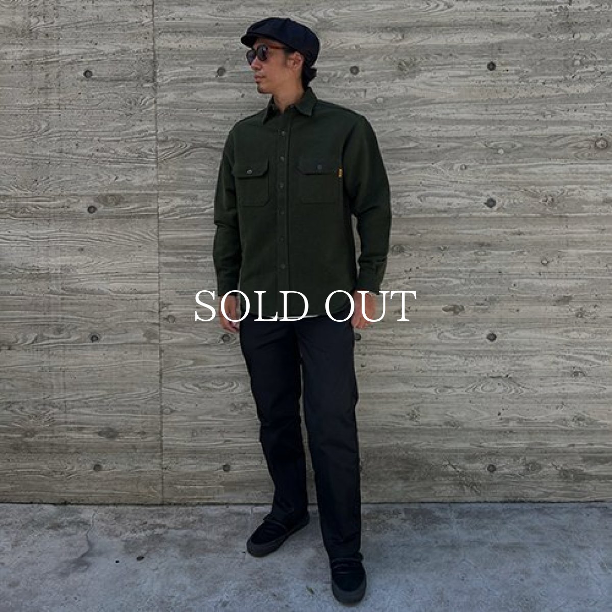 画像6: STANDARD CALIFORNIA  SD Heavy Chamois Cloth Shirt (Green) (6)