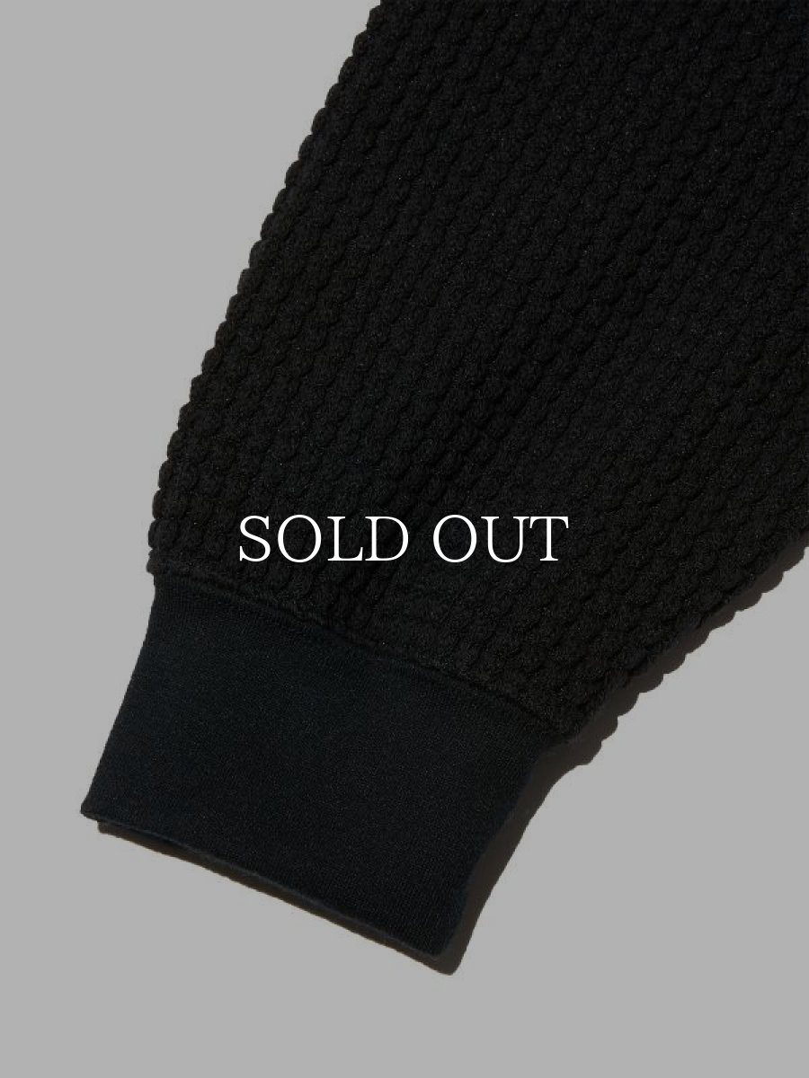 画像5: RADIALL  BIG WAFFLE - HOODIE SWEATSHIRT L/S (Black) (5)