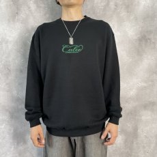 画像5: CALEE  "REBELS RULE" CREW NECK SW (ORANGE) (5)