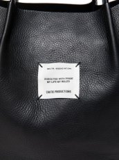 画像2: COOTIE   Leather Tote Bag (Black) (2)