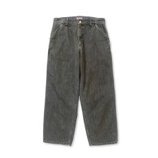 画像1: CALEE  VINTAGE REPRODUCT DENIM PAINTER PANTS ＜UB＞ (USED BLACK) (1)