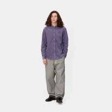 画像5: CARHARTT WIP  L/S MADISON CORD SHIRT (Glassy Purple / Black) (5)