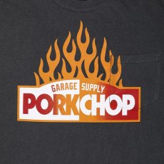 画像3: PORKCHOP GARAGE SUPPLY  FIRE BLOCK POCKET TEE (ASH BLACK) (3)