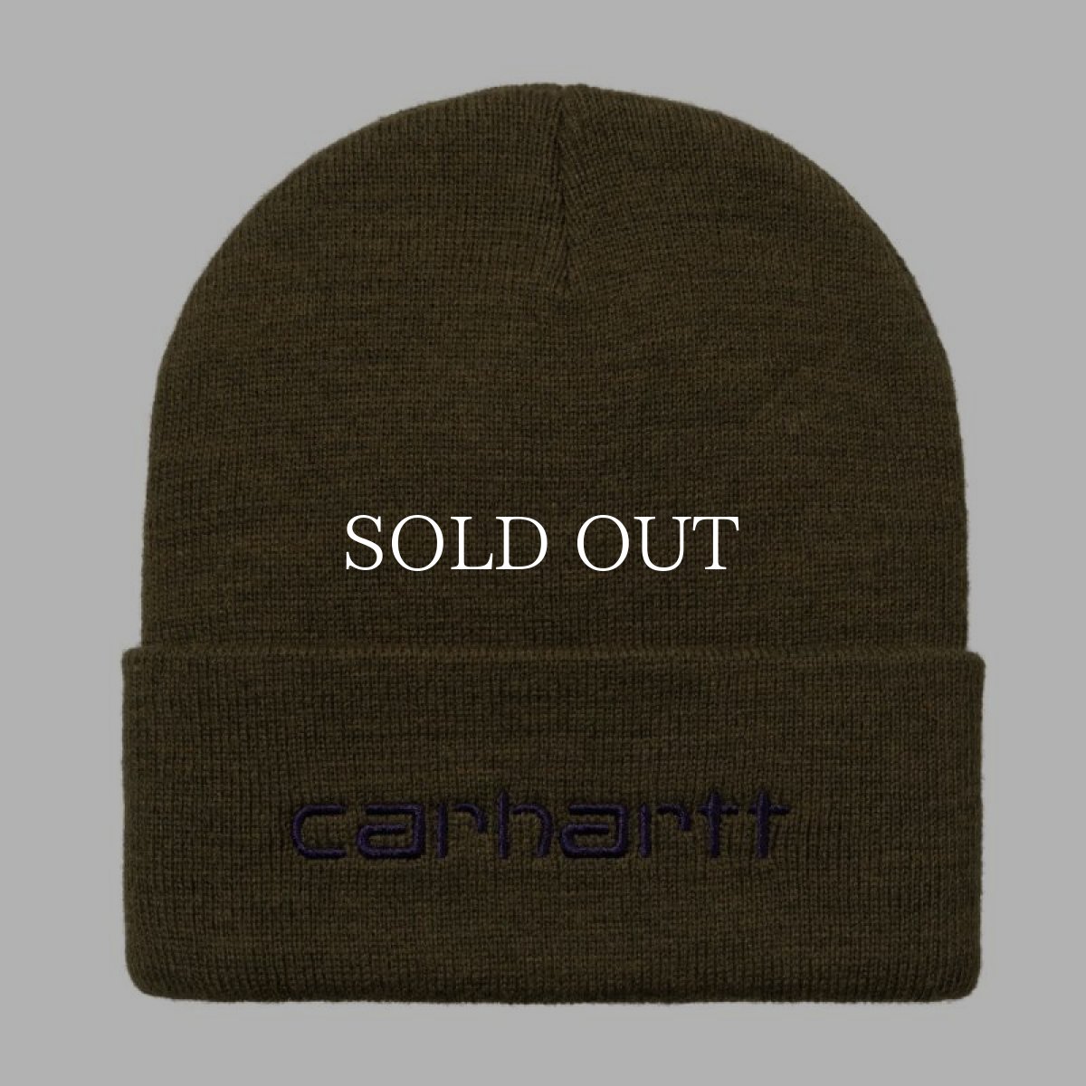 画像1: CARHARTT WIP  SCRIPT BEANIE (Highland / Cassis) (1)