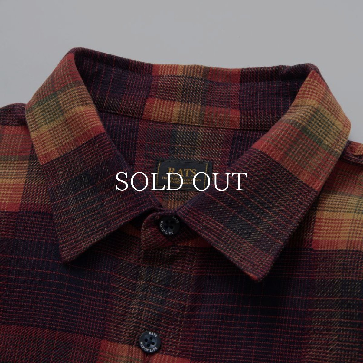 画像3: RATS  MULTI COLOR CHECK SHIRT (MULTI CHECK) (3)