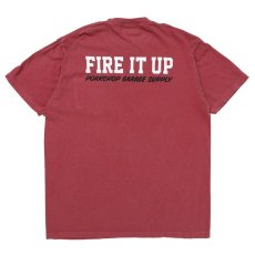 画像2: PORKCHOP GARAGE SUPPLY  FIRE BLOCK POCKET TEE (CRIMSON RED) (2)