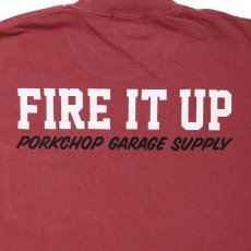 画像4: PORKCHOP GARAGE SUPPLY  FIRE BLOCK POCKET TEE (CRIMSON RED) (4)