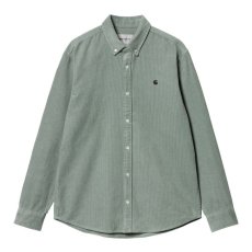 画像1: CARHARTT WIP  L/S MADISON CORD SHIRT (Glassy Teal / Black) (1)