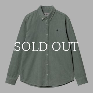 CARHARTT WIP L/S MADISON CORD SHIRT (Plant / Wax) I029958-23AW