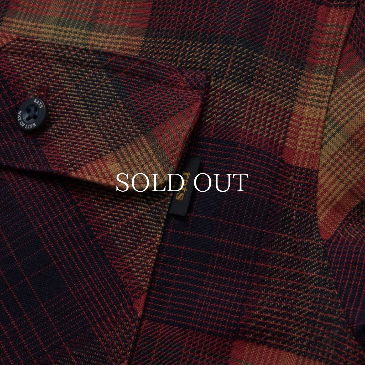 画像5: RATS  MULTI COLOR CHECK SHIRT (MULTI CHECK) (5)