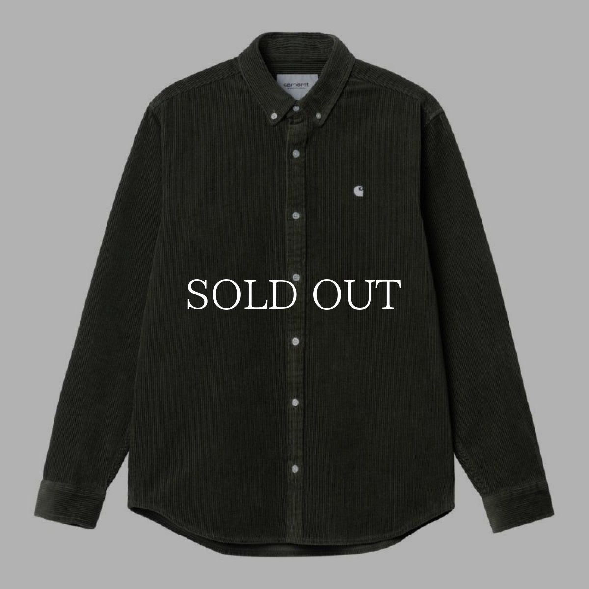 画像1: CARHARTT WIP  L/S MADISON CORD SHIRT (Plant / Wax) (1)