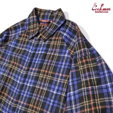 画像5: COOKMAN  Delivery Jacket Woolmix Tartan Scottish Navy (Navy) (5)