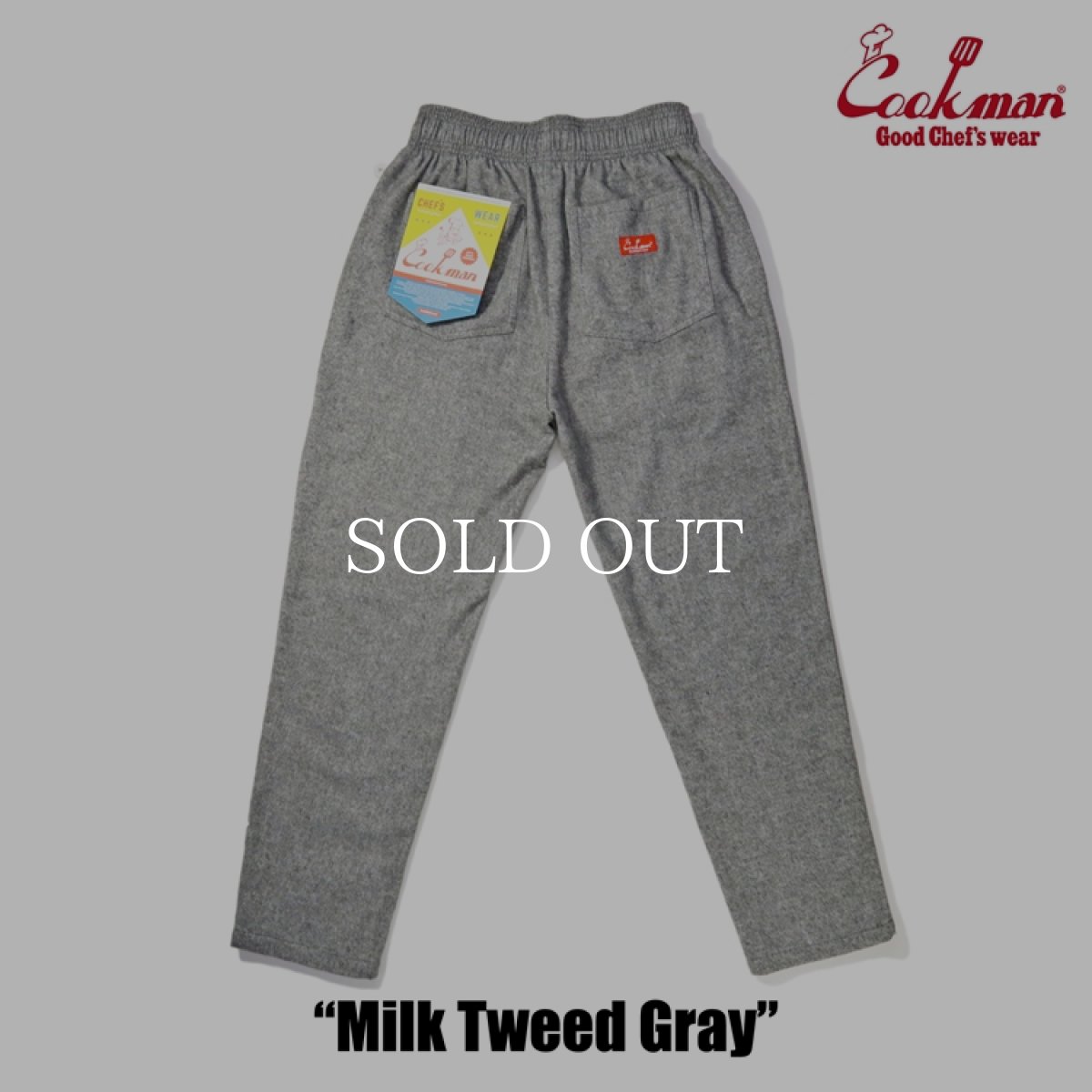 画像6: COOKMAN  Chef Pants Milk Tweed Gray (Gray) (6)