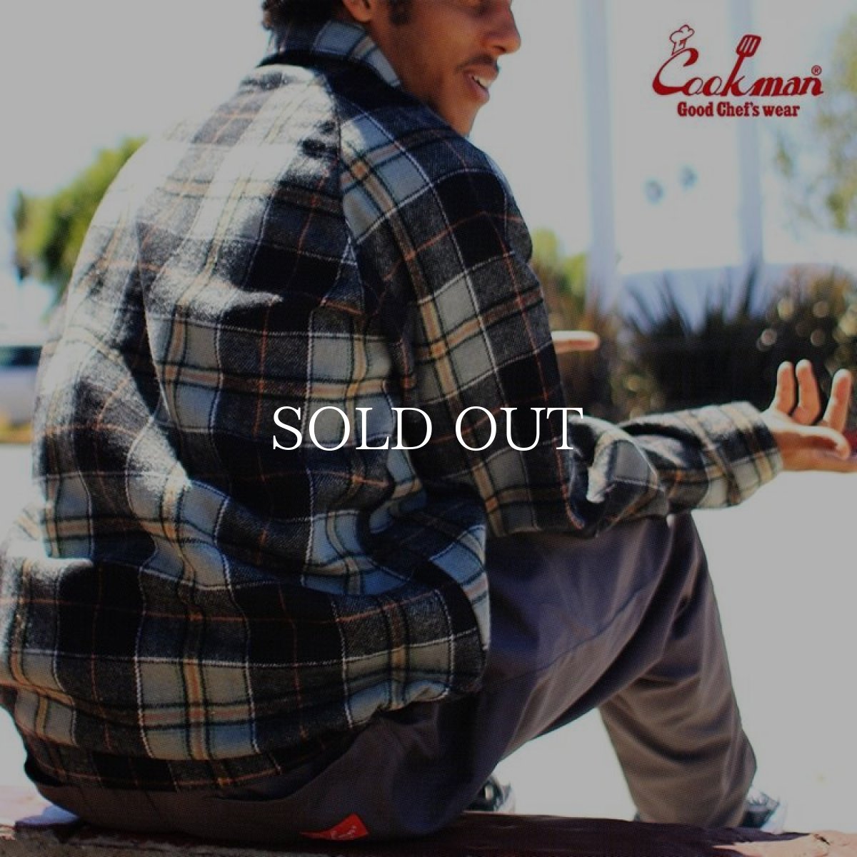 画像9: COOKMAN  Delivery Jacket Woolmix Tartan Canadian Black (Black) (9)
