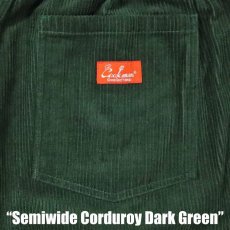 画像6: COOKMAN  ChefPants Semiwide Corduroy Dark Green (Dark Green) (6)