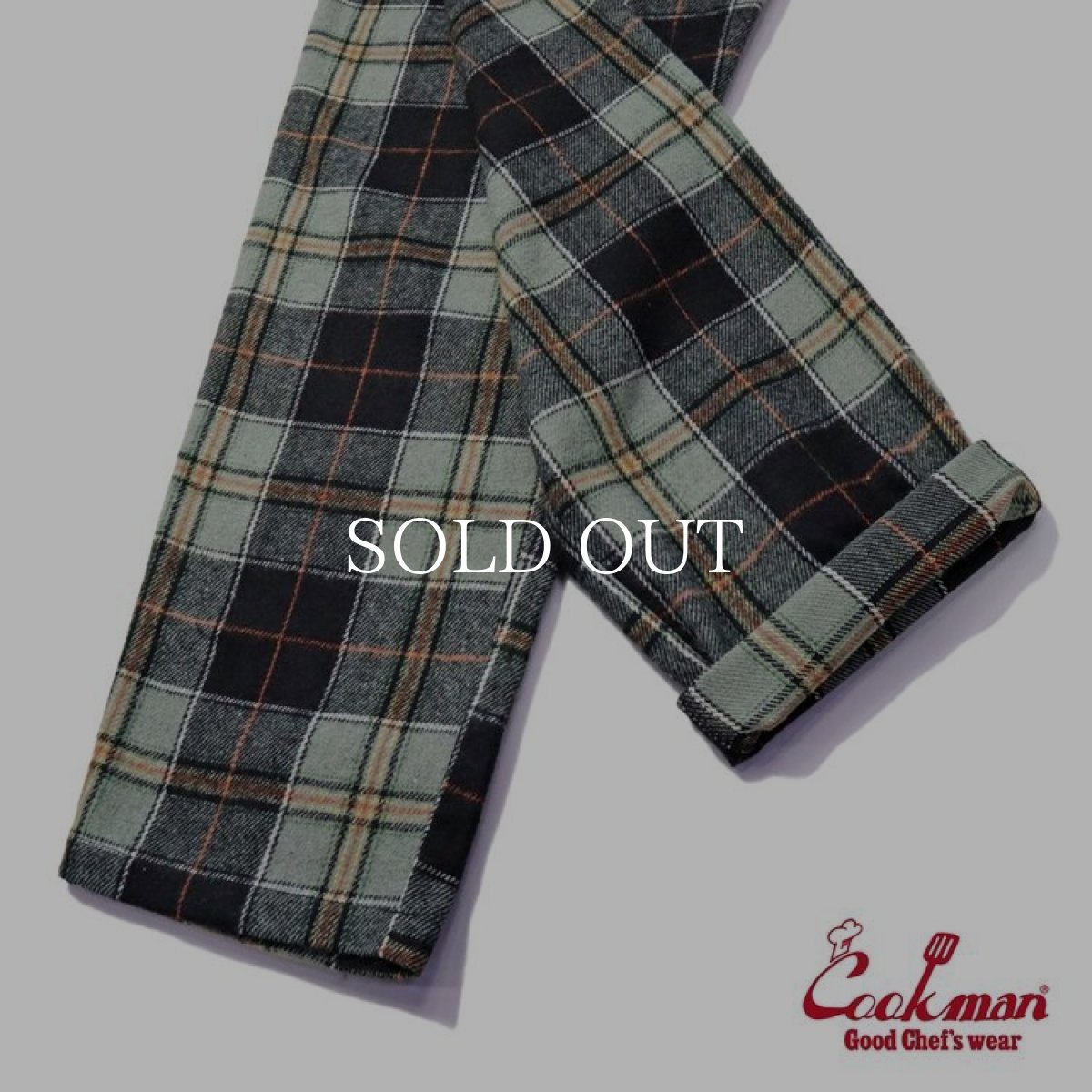 画像9: COOKMAN  Chef Pants Woolmix Tartan Canadian Black (Black) (9)