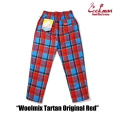 画像4: COOKMAN  Chef Pants Woolmix Tartan Original Red (Red) (4)